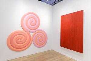 Josh Sperling and Park Seo-Bo, <a href='/art-galleries/perrotin/' target='_blank'>Perrotin</a>, Art Basel in Hong Kong (29–31 March 2019). Courtesy Ocula. Photo: Charles Roussel.